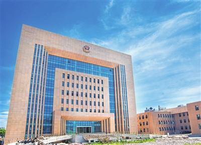 玉环县公安局业务技术用房崭露新貌-玉环特色