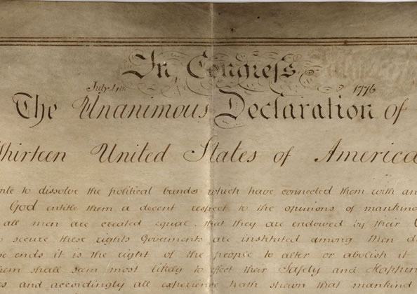 英国发现第二份《美国独立宣言》手稿